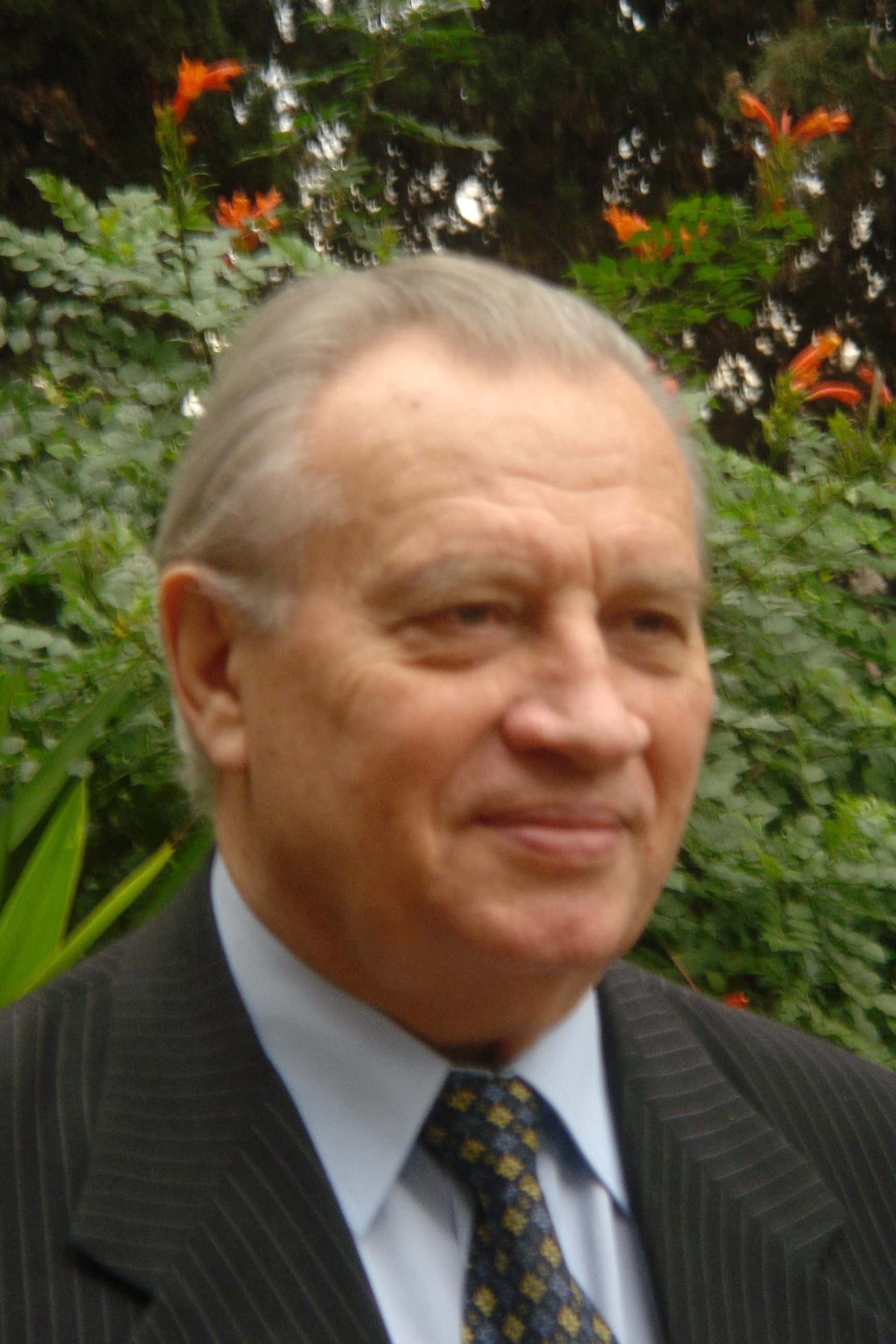 Portrait of the Russian diplomat Vladimir Kazimirov, mediator of the 1994 ceasefire
