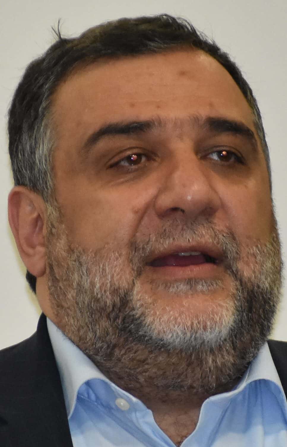 Close portrait of Ruben Vardanyan looking slightly away from the camera